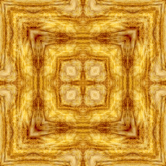 abstract golden symmetric fractal pattern