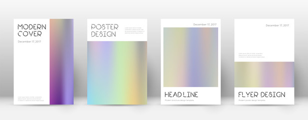 Fototapeta premium Flyer layout. Minimal amazing template for Brochur