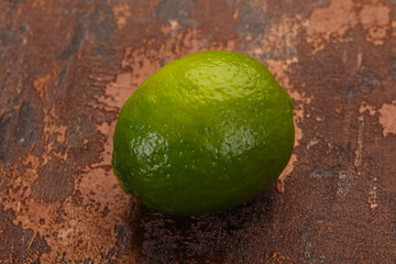 Ripe green lime