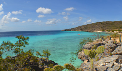 beach curacao island caribbean sea 
