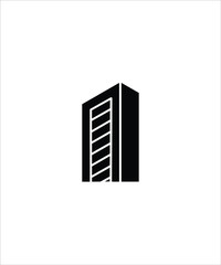 building flat icon,vector best flat building design icon.