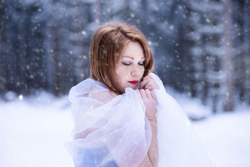 Portrait neige