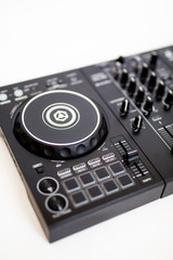 dj controller on a white background 
