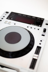 Fototapeta premium dj multiplayer on white background