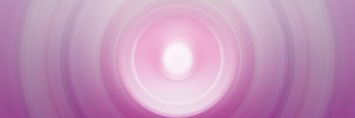 Pink abstract background. Divergent circles. Circle in center of background.