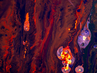Colorful aclylic texture with abstract details