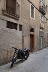 Moto vintage underground barcelona