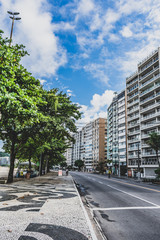 Imagens da cidade de Niterói, Rio de Janeiro, Brasil, com as ruas vazias por causa da quarentena...