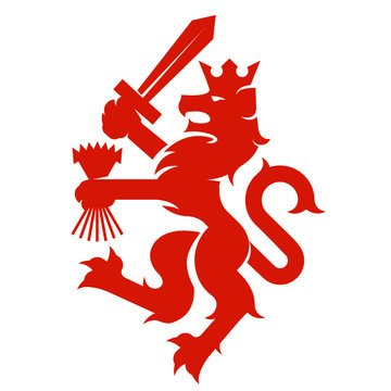 Heraldic Dutch Lion