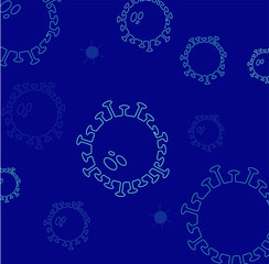 Corona virus pattern, bacterium background. Covid-19