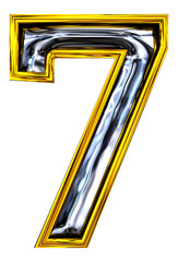 3D rendering, number seven 7.