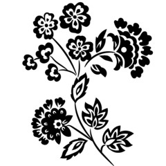 small flower illustration and pattern