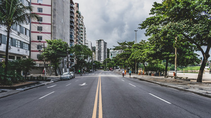 Imagens da cidade de Niterói, Rio de Janeiro, Brasil, com as ruas vazias por causa da quarentena causada pela pandemia de Coronavírus