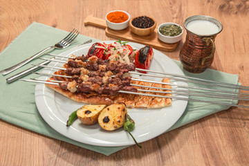 Shish Kebab, Adana, Turkey stock photo