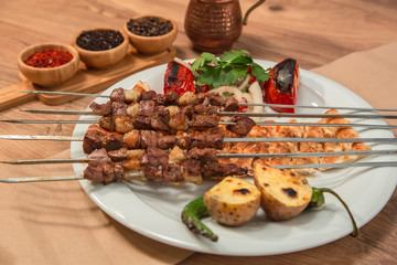 Shish Kebab, Adana, Turkey stock photo