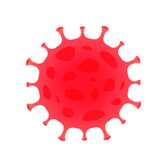 Coronavirus icon. Corona virus disease symbol. Influenza epidemic logo. Sars Covid-19 sign. Isolated on white background. Vector illustration image.