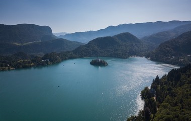 Bled Lake Castle Slovenia Ljubljana Julian Alps Blejski Grad Europe Island