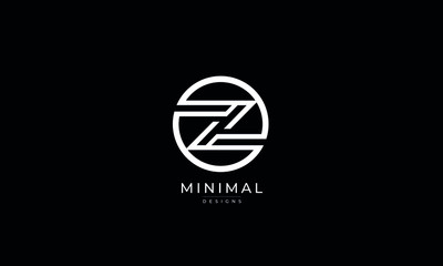 Alphabet letter icon logo Z