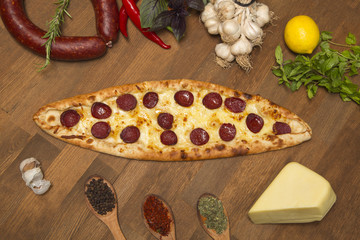 turkish pita stock photo