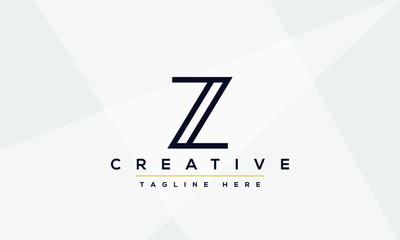 Z Logo Design modern and creative template. Z ZZ icon initials based Monogram and Letters in vector.