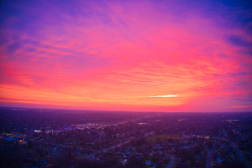 Columbus Sunrise Beautiful Colors