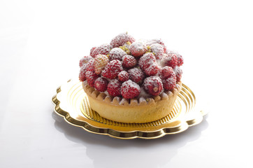 tortino con fragoline di bosco