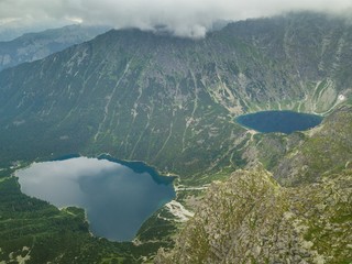 Morskie Oko Czarny Staw Mnich Rysy Zakopane Tatry Tatras Lakes Tatra Mountains Carpatian Poland Polska Slovakia © www.januszkurek.com