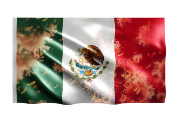 Covid-19 to Country flag Mexico