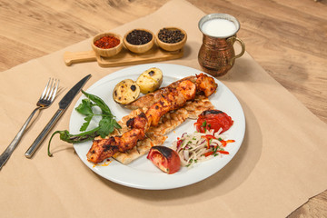 shis kebab stock photo