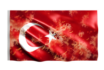 Covid-19 to Country flag Turkey