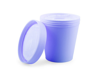 Tub Food Plastic Container For Dessert, Yogurt, Ice Cream, Sour Sream Or Snack