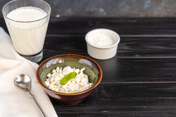 Healthy eating concept. Natural, fresh products, in small portions. Vegan and vegetarian food.