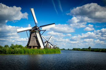 Windmills at Kinderdijk the Netherlands