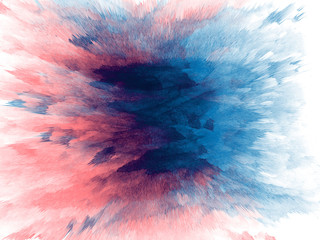 Fototapeta premium Abstract beautiful Colorful 3D rendering watercolor illustration painting background.