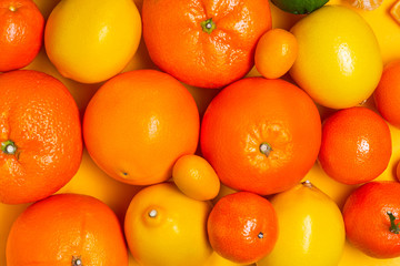 Fruity juicy backdrop with citruses 