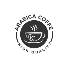 Obraz premium Coffee Logo Icon Design Vector
