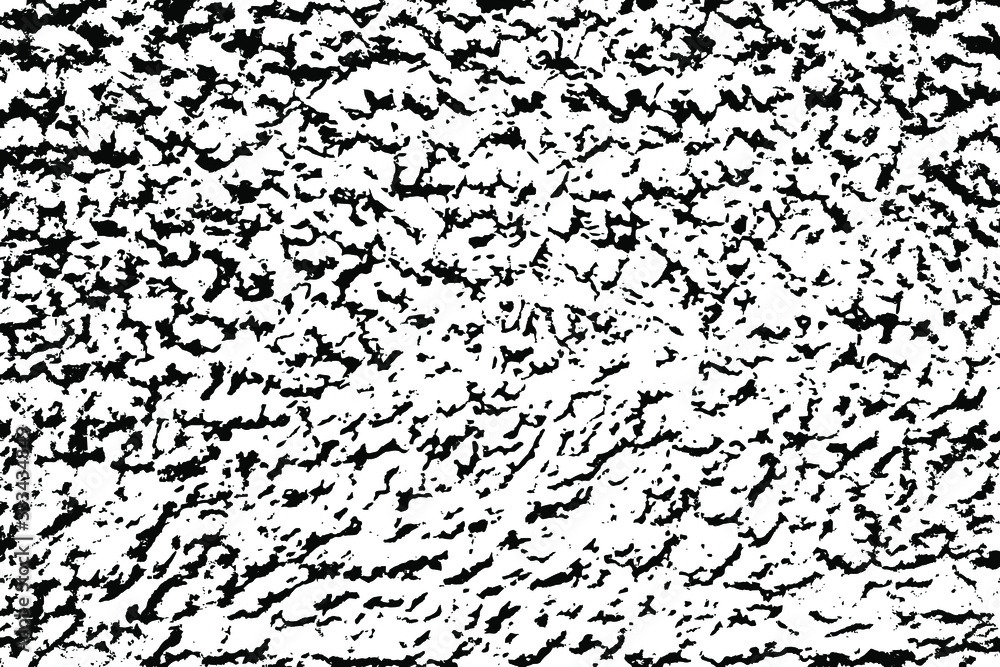 Poster grunge texture of a rough surface with holes. monochrome abstract background. vector illustration. o