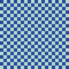 Fototapeta premium 市松模様 水色×青2 S
