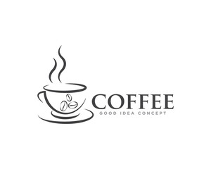 Coffee Logo Icon Design Vector