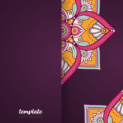 luxury ornamental mandala design background