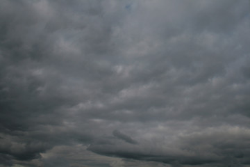 cloudy sky and billowing clouds