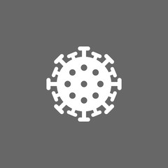 coronovirus icon. vector flat illustration