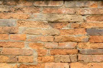 Old grunge brick wall background