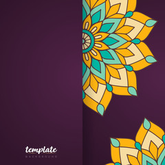 luxury ornamental mandala design background