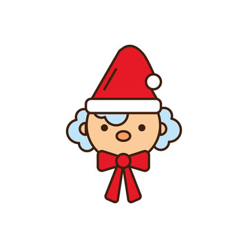 merry christmas santa claus wife character