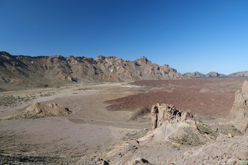 Caldera of Volcano Teide, Tenerife island, Canary islands, Spain