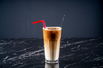 cold coffee with milk