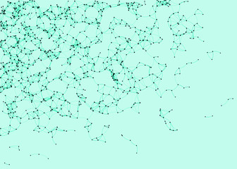 Procedural Art Network Mesh background illustration