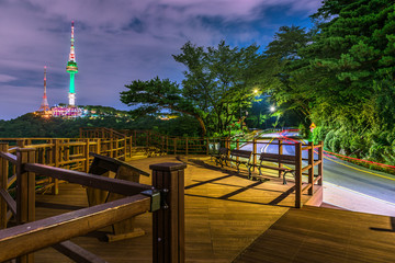 View point seoul tower , Seoul korea