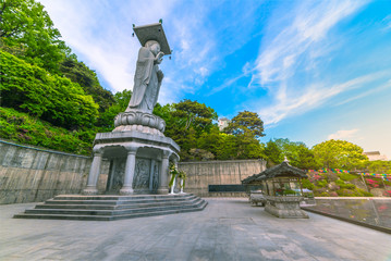 Bongeunsa temple in Seoul City, South Korea.